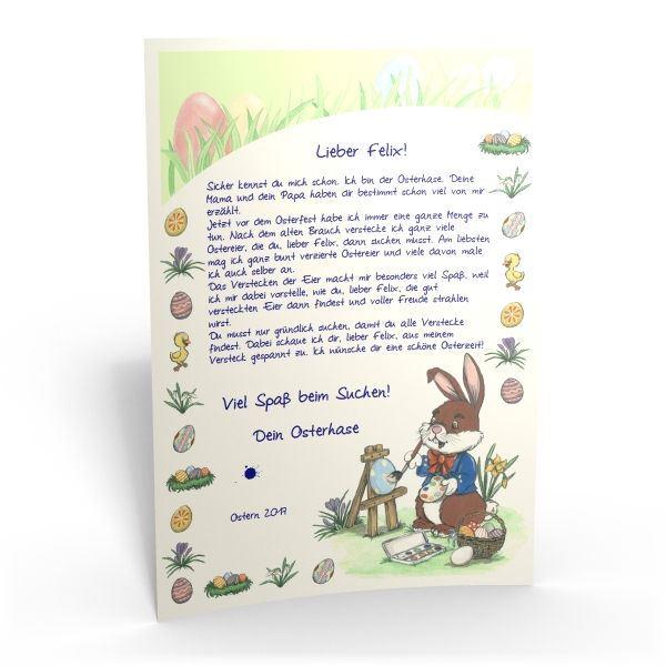 Ein Brief vom Osterhasen
