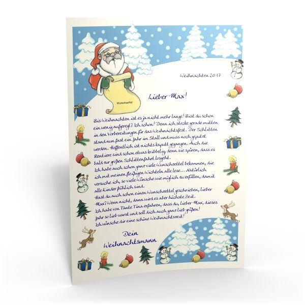 Ein Brief vom Weihnachtsmann